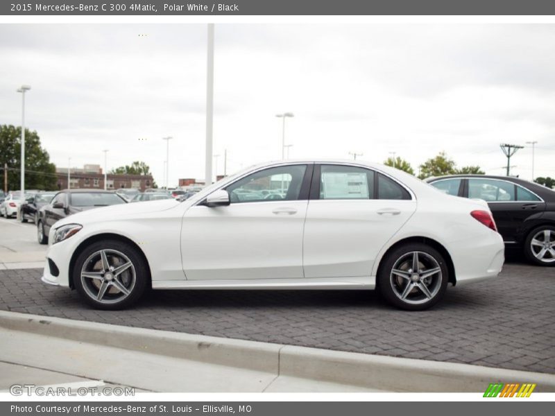 Polar White / Black 2015 Mercedes-Benz C 300 4Matic