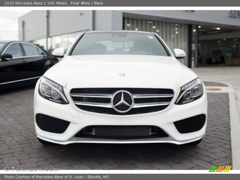 Polar White / Black 2015 Mercedes-Benz C 300 4Matic