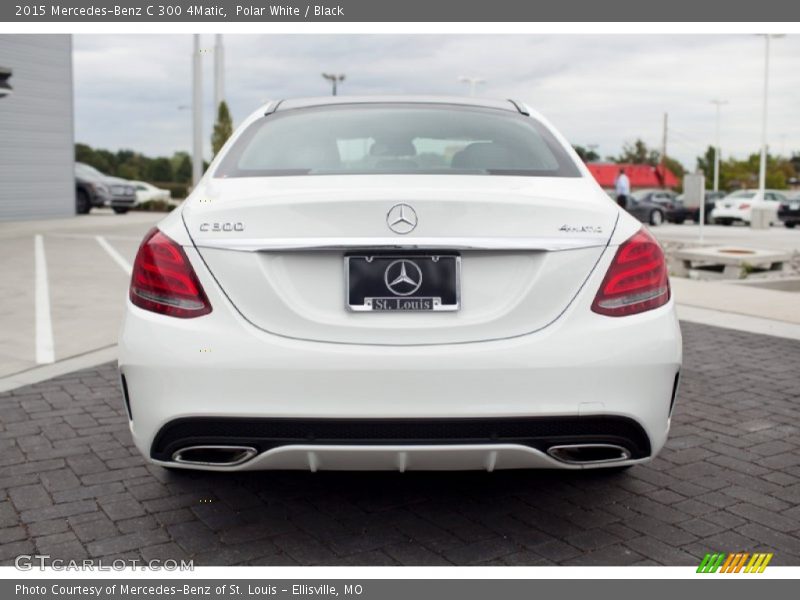 Polar White / Black 2015 Mercedes-Benz C 300 4Matic