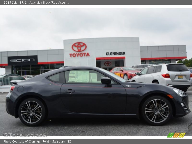 Asphalt / Black/Red Accents 2015 Scion FR-S