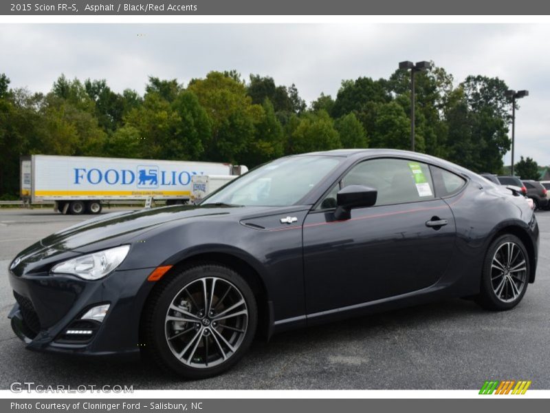 Asphalt / Black/Red Accents 2015 Scion FR-S