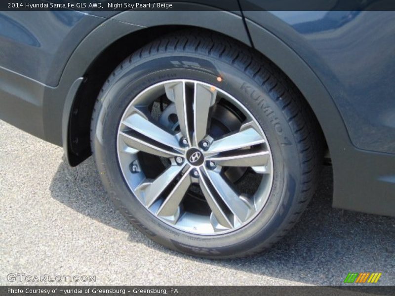  2014 Santa Fe GLS AWD Wheel
