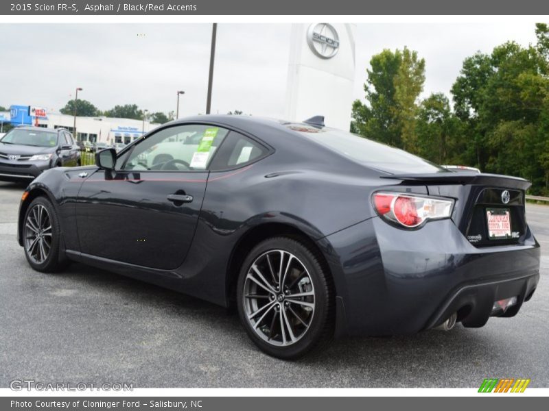 Asphalt / Black/Red Accents 2015 Scion FR-S