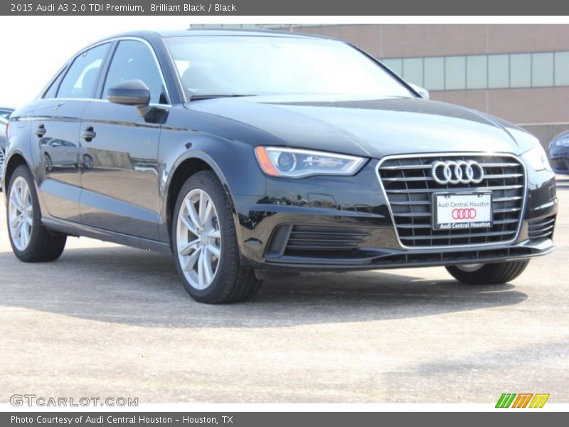 Brilliant Black / Black 2015 Audi A3 2.0 TDI Premium