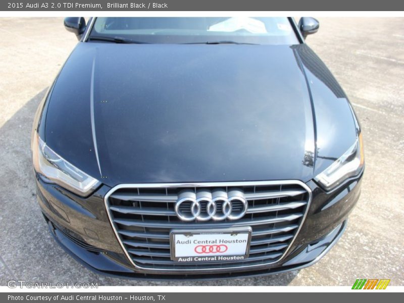 Brilliant Black / Black 2015 Audi A3 2.0 TDI Premium