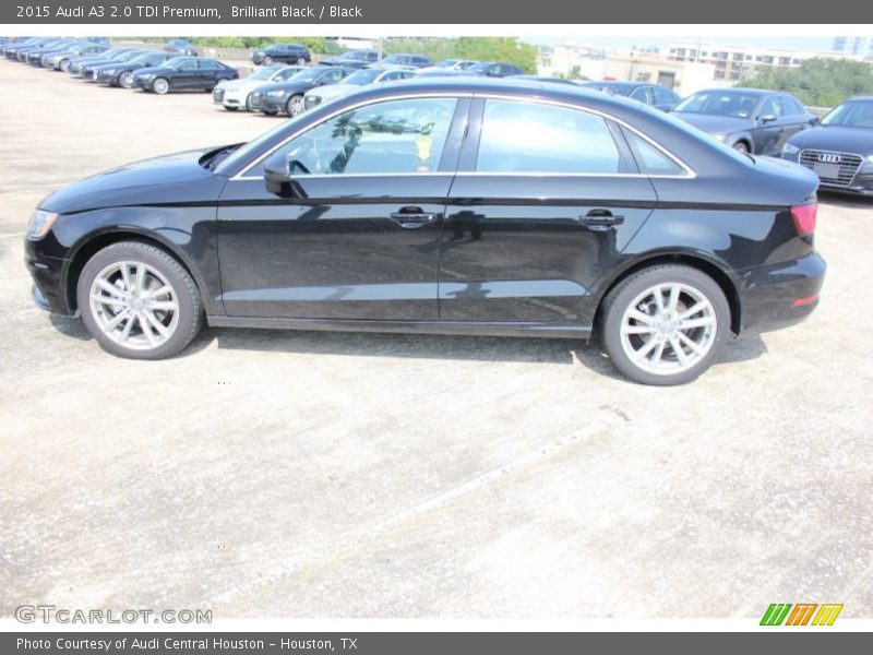 Brilliant Black / Black 2015 Audi A3 2.0 TDI Premium