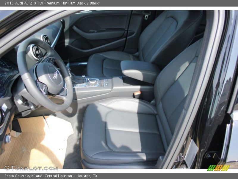 Brilliant Black / Black 2015 Audi A3 2.0 TDI Premium
