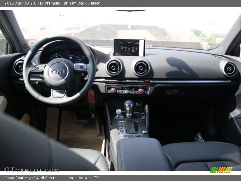 Brilliant Black / Black 2015 Audi A3 2.0 TDI Premium
