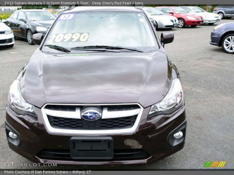 Deep Cherry Red Pearl / Ivory 2013 Subaru Impreza 2.0i Sport Premium 5 Door