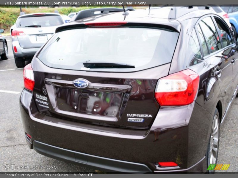 Deep Cherry Red Pearl / Ivory 2013 Subaru Impreza 2.0i Sport Premium 5 Door