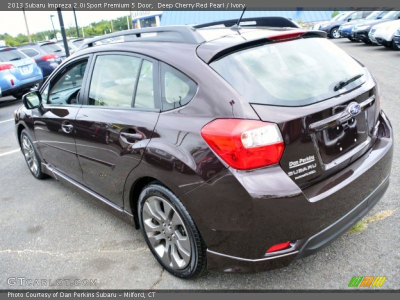 Deep Cherry Red Pearl / Ivory 2013 Subaru Impreza 2.0i Sport Premium 5 Door