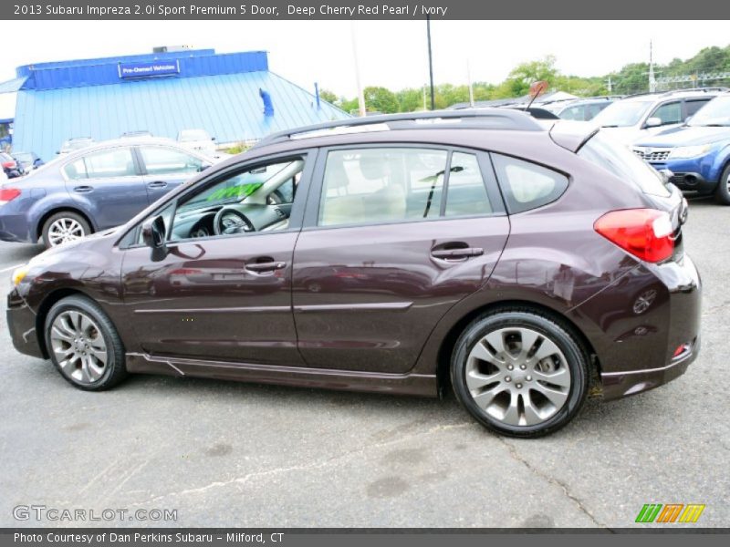 Deep Cherry Red Pearl / Ivory 2013 Subaru Impreza 2.0i Sport Premium 5 Door