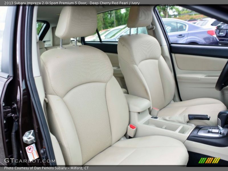 Deep Cherry Red Pearl / Ivory 2013 Subaru Impreza 2.0i Sport Premium 5 Door
