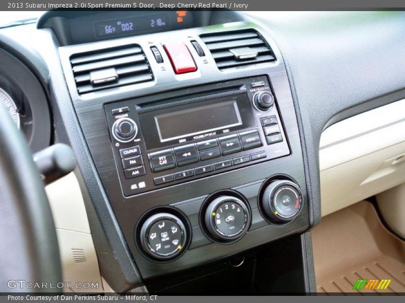 Deep Cherry Red Pearl / Ivory 2013 Subaru Impreza 2.0i Sport Premium 5 Door