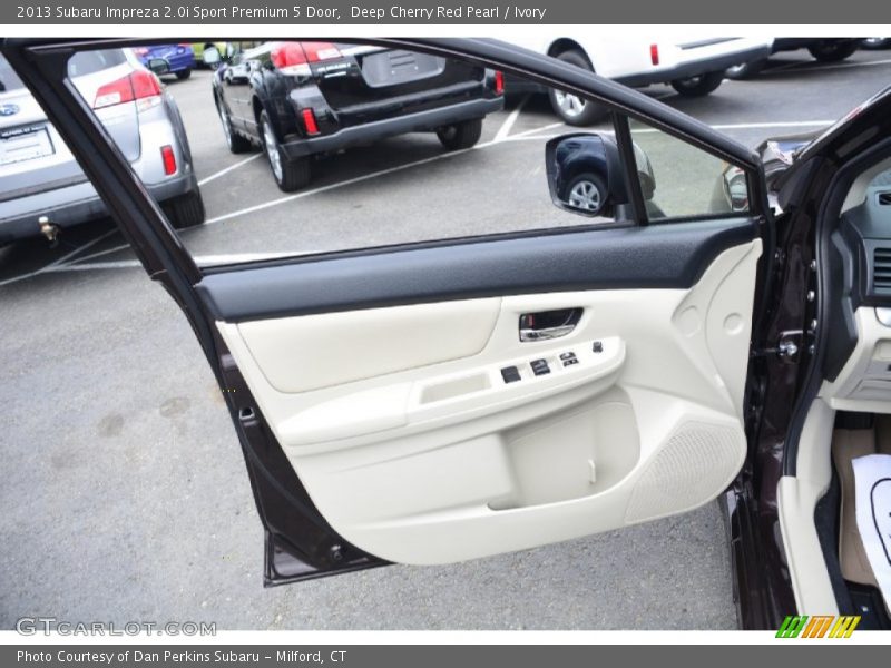 Deep Cherry Red Pearl / Ivory 2013 Subaru Impreza 2.0i Sport Premium 5 Door