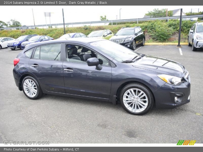 Dark Gray Metallic / Black 2014 Subaru Impreza 2.0i Limited 5 Door