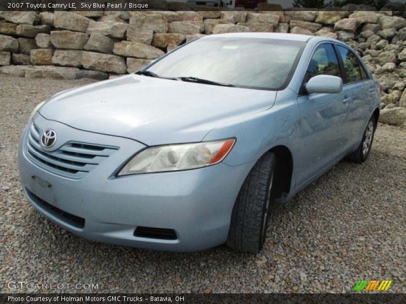 Sky Blue Pearl / Bisque 2007 Toyota Camry LE