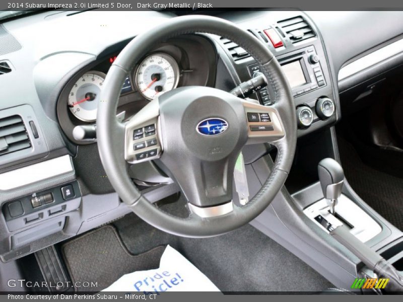 Dark Gray Metallic / Black 2014 Subaru Impreza 2.0i Limited 5 Door