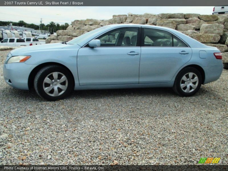Sky Blue Pearl / Bisque 2007 Toyota Camry LE
