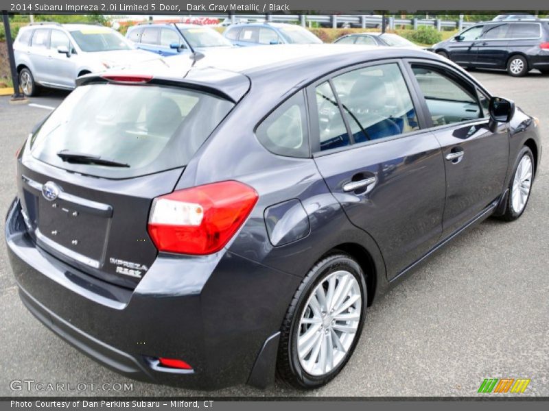 Dark Gray Metallic / Black 2014 Subaru Impreza 2.0i Limited 5 Door