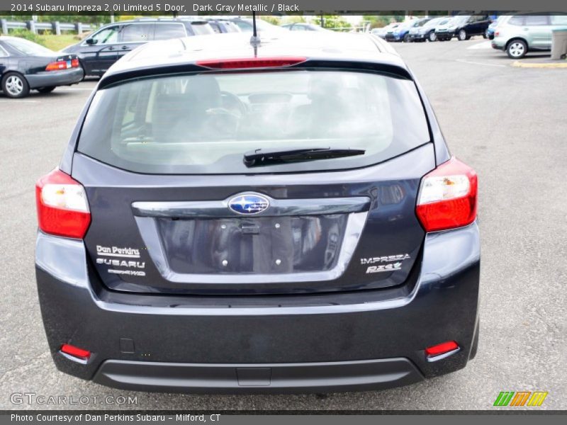 Dark Gray Metallic / Black 2014 Subaru Impreza 2.0i Limited 5 Door