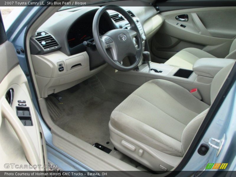Sky Blue Pearl / Bisque 2007 Toyota Camry LE
