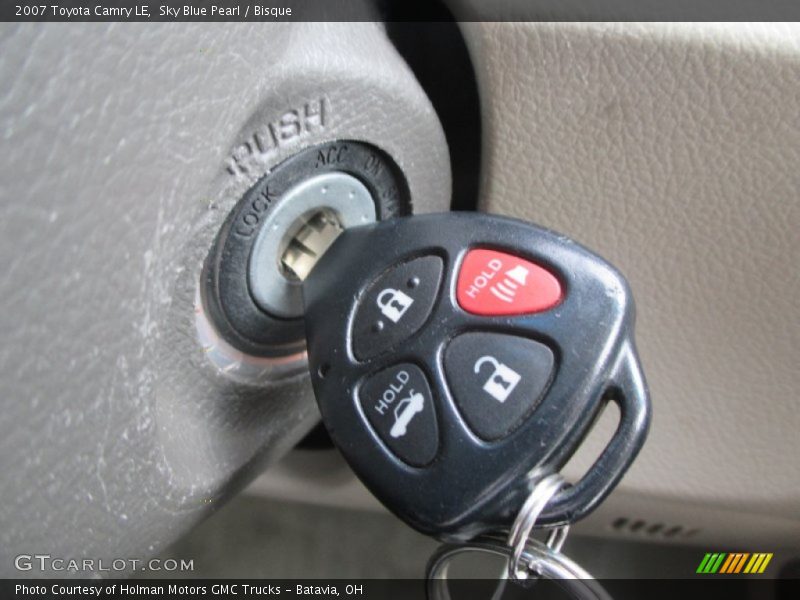 Sky Blue Pearl / Bisque 2007 Toyota Camry LE