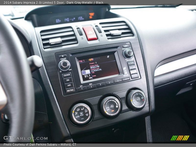 Dark Gray Metallic / Black 2014 Subaru Impreza 2.0i Limited 5 Door