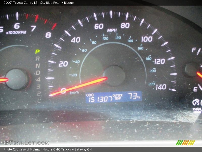 Sky Blue Pearl / Bisque 2007 Toyota Camry LE