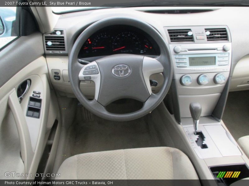 Sky Blue Pearl / Bisque 2007 Toyota Camry LE
