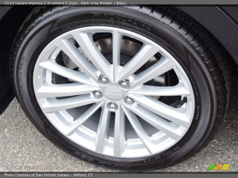 Dark Gray Metallic / Black 2014 Subaru Impreza 2.0i Limited 5 Door