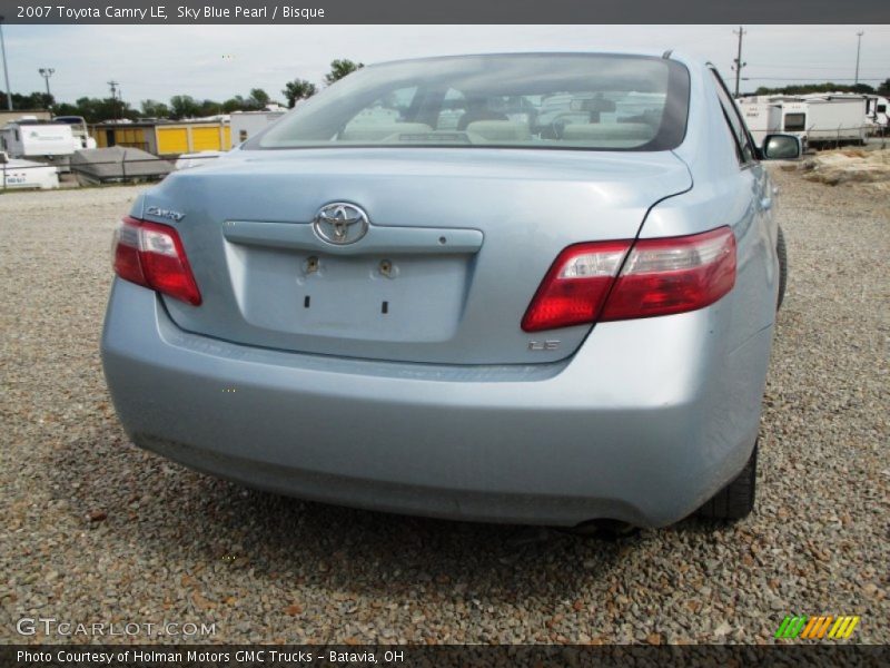 Sky Blue Pearl / Bisque 2007 Toyota Camry LE