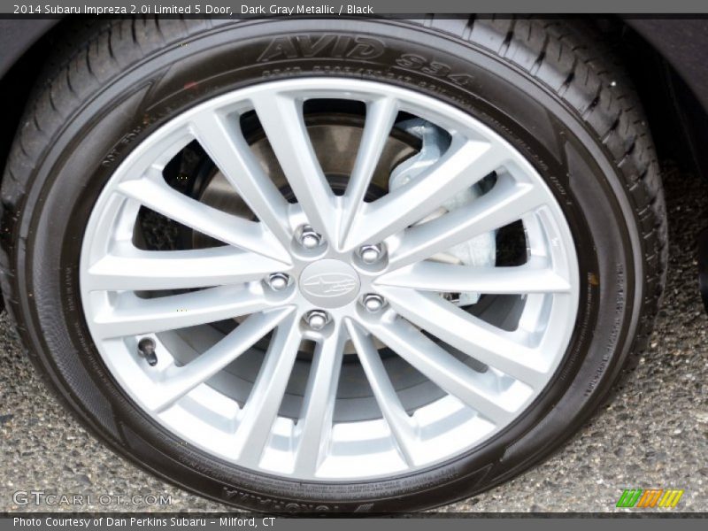 Dark Gray Metallic / Black 2014 Subaru Impreza 2.0i Limited 5 Door