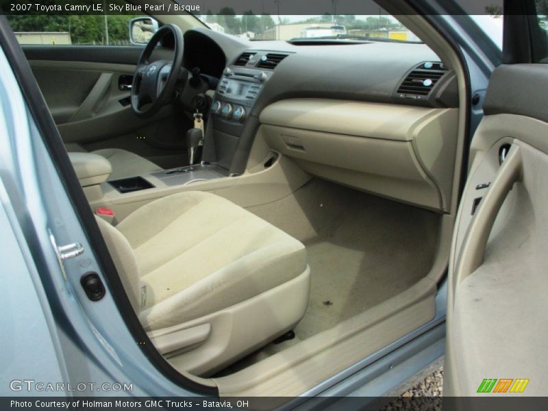 Sky Blue Pearl / Bisque 2007 Toyota Camry LE