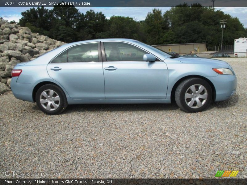 Sky Blue Pearl / Bisque 2007 Toyota Camry LE