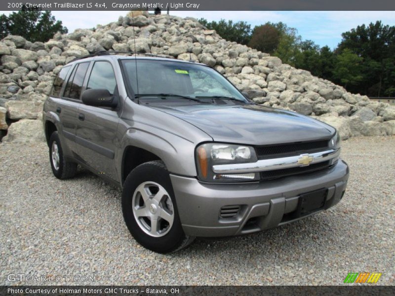 Graystone Metallic / Light Gray 2005 Chevrolet TrailBlazer LS 4x4