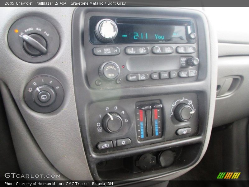 Graystone Metallic / Light Gray 2005 Chevrolet TrailBlazer LS 4x4