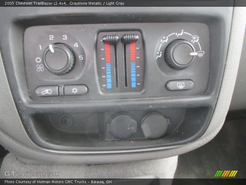 Graystone Metallic / Light Gray 2005 Chevrolet TrailBlazer LS 4x4