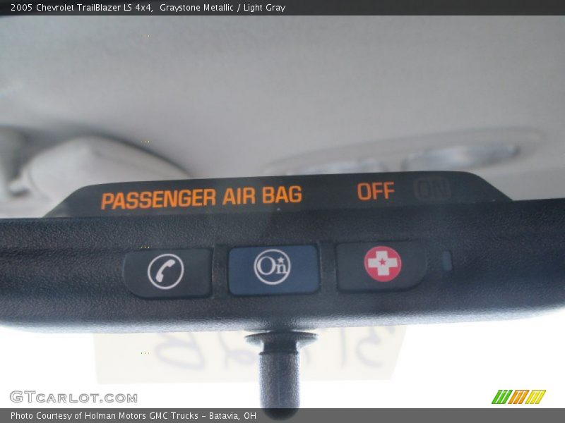 Graystone Metallic / Light Gray 2005 Chevrolet TrailBlazer LS 4x4