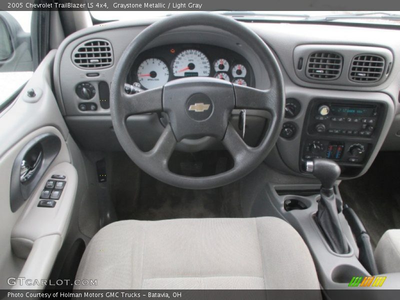 Graystone Metallic / Light Gray 2005 Chevrolet TrailBlazer LS 4x4