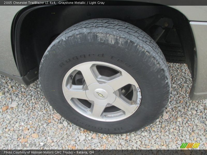 Graystone Metallic / Light Gray 2005 Chevrolet TrailBlazer LS 4x4