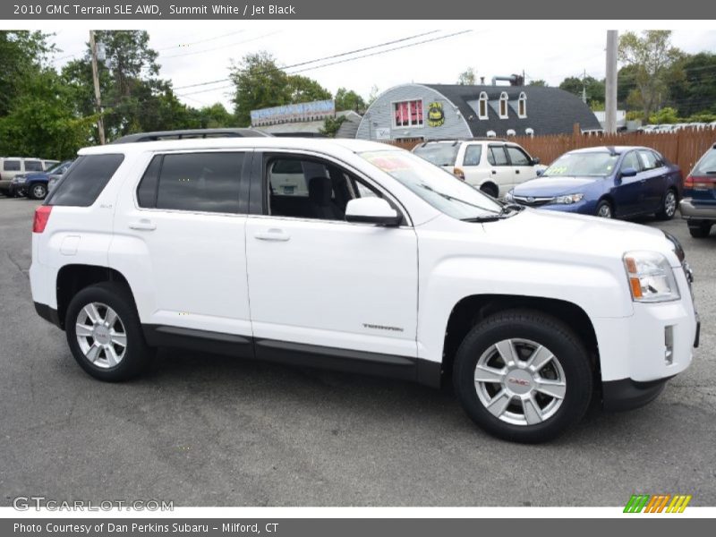 Summit White / Jet Black 2010 GMC Terrain SLE AWD