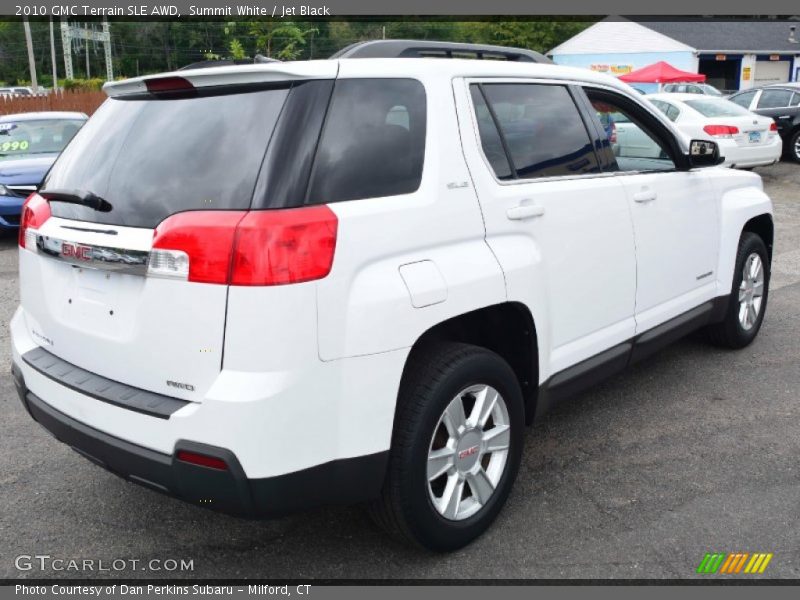 Summit White / Jet Black 2010 GMC Terrain SLE AWD
