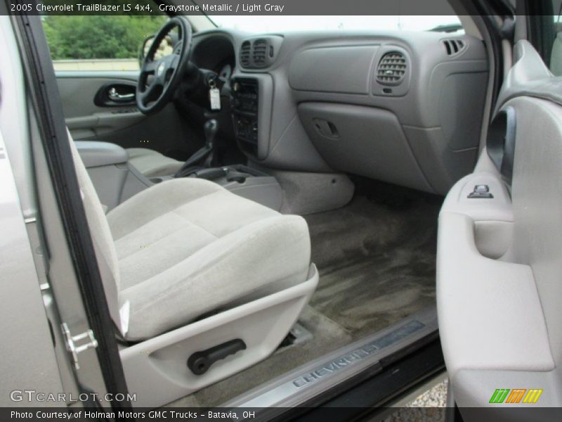 Graystone Metallic / Light Gray 2005 Chevrolet TrailBlazer LS 4x4