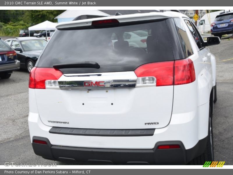 Summit White / Jet Black 2010 GMC Terrain SLE AWD