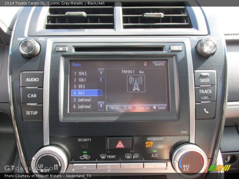 Cosmic Gray Metallic / Black/Ash 2014 Toyota Camry SE
