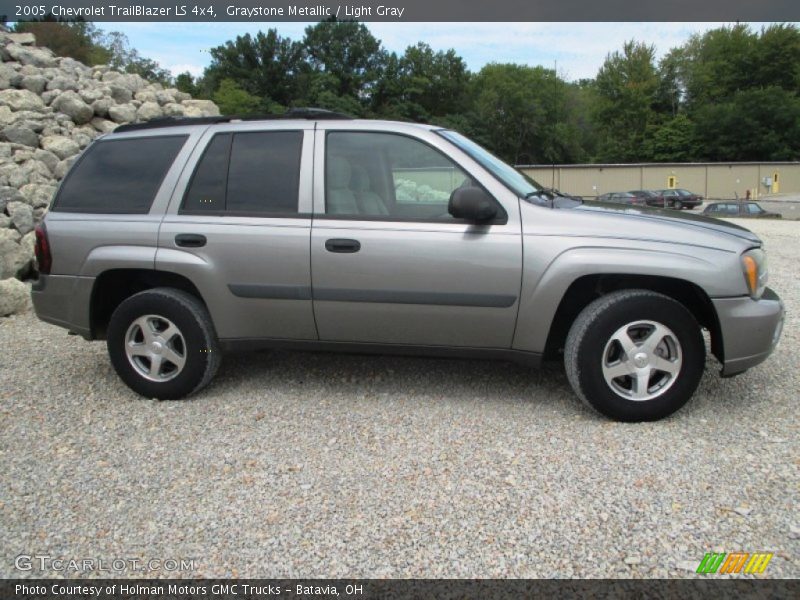 Graystone Metallic / Light Gray 2005 Chevrolet TrailBlazer LS 4x4