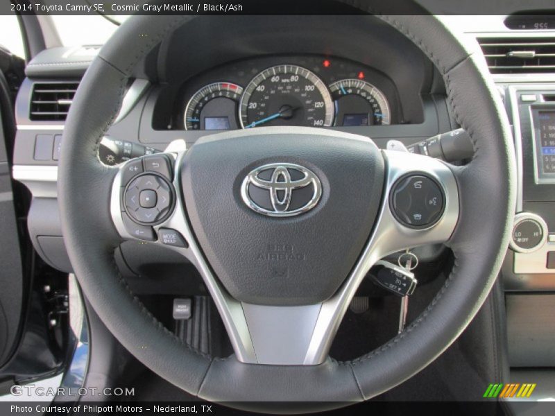 Cosmic Gray Metallic / Black/Ash 2014 Toyota Camry SE