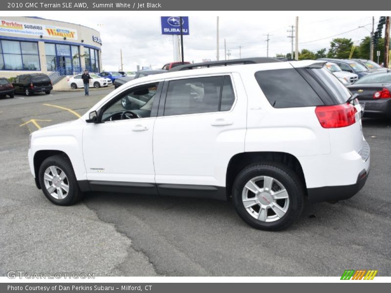 Summit White / Jet Black 2010 GMC Terrain SLE AWD