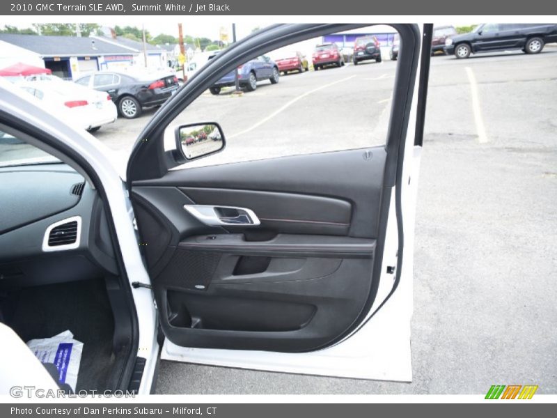 Summit White / Jet Black 2010 GMC Terrain SLE AWD